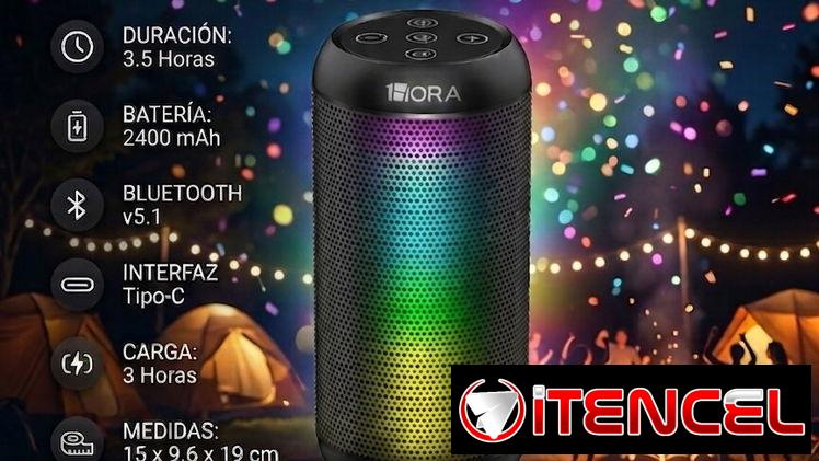 🔊 BOCINA 🔊 BLUETOOTH 1HORA BOC 242 CASI 4H DE MÚSICA. FACTURA Y GARANTÍA. 📲 54833699