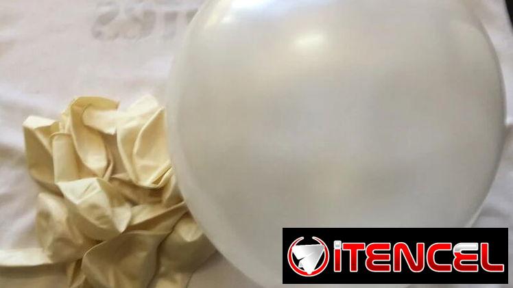 Tienda de Cumpleaños 12″ Metalizado Blanco(TPEx)