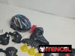🛼 SET COMPLETO 🛼 DE PATONAJE. PATINES LINEALES + CASCO + RODILLERAS+ CONOS. TL 54833699