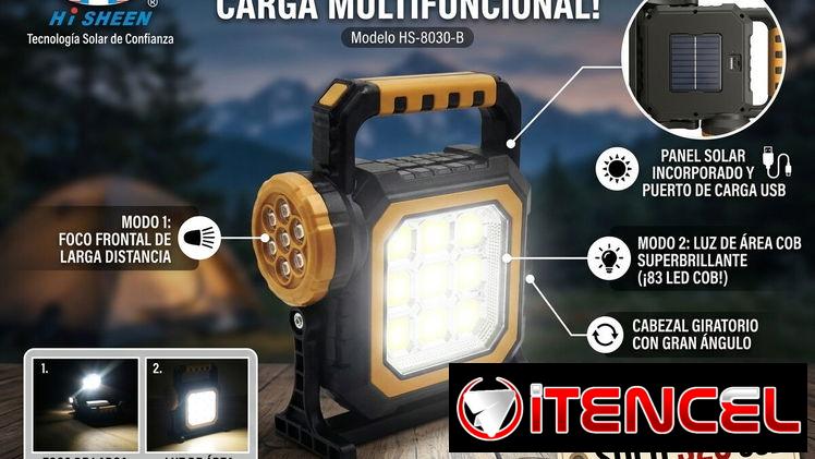 Lámpara solar multifuncional