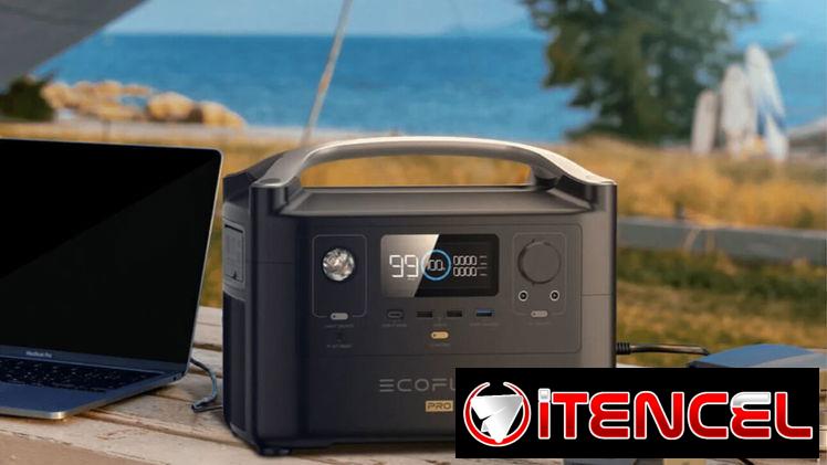EF ECOFLOW RIVER Pro – Generador portátil de 720 Vatios por hora, alimenta múltiples dispositivos