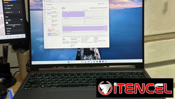 LAPTOP GAMER Lenovo Legion Slim 5(RTX 4070, 32 Gb RAM, Ryzen 7