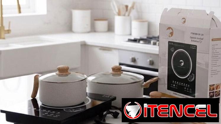Combos de inducción con sus calderos, cocina de inducción con calderos
