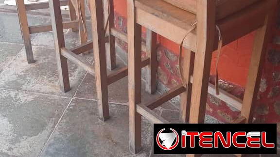 Set de 3 banquetas para bar