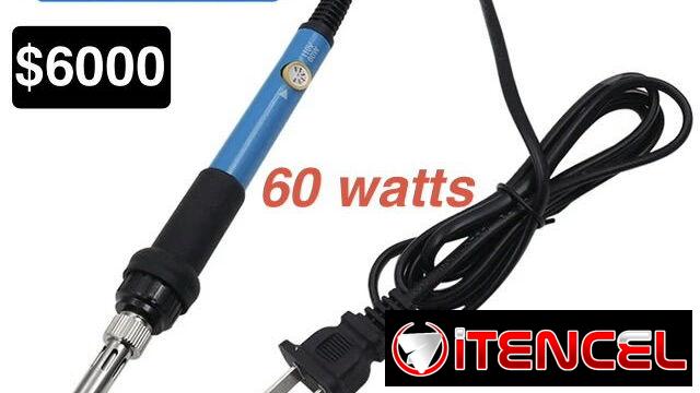 Cautin de 60watts/110volt, con regulación de temperatura, de 200 a 450 grados. Nuevo !!!