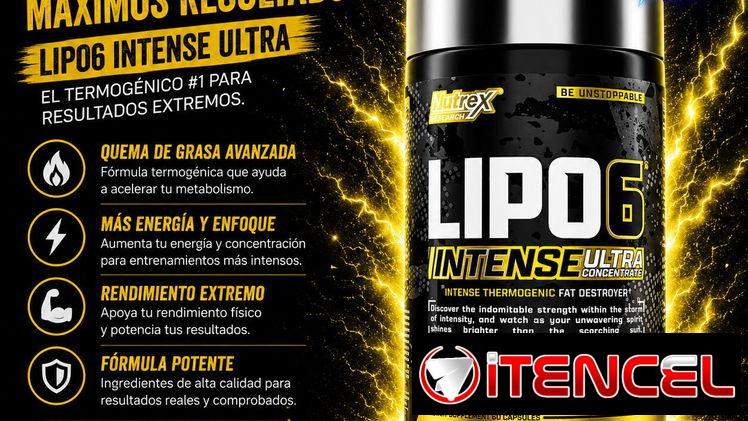 🛒✔ Lipo 6 Amarillo Intenso quemador de Grasa 60 Tabletas 25$