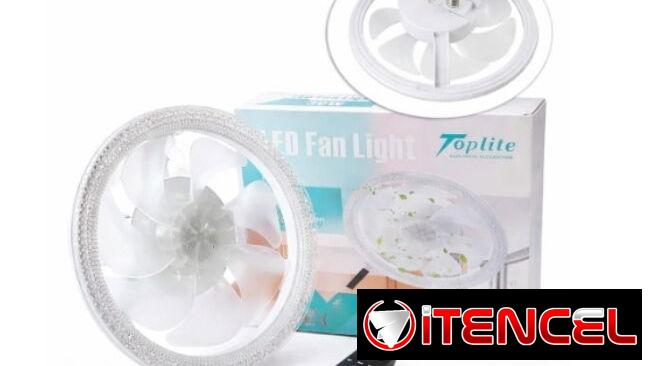 LAMPARA LED CON VENTILADOR INTEGRADO