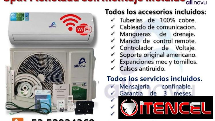 La mejor oferta en calidad y precio Split todo en 1 montaje incluido