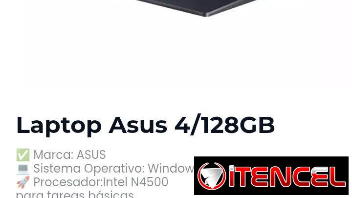 Laptop Asus 4/128GB