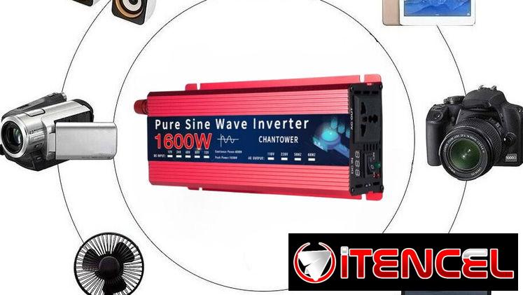 CHANTOWER 24V a 110V Pure Sine Wave Inverter 800W max continuos(1600WPico)