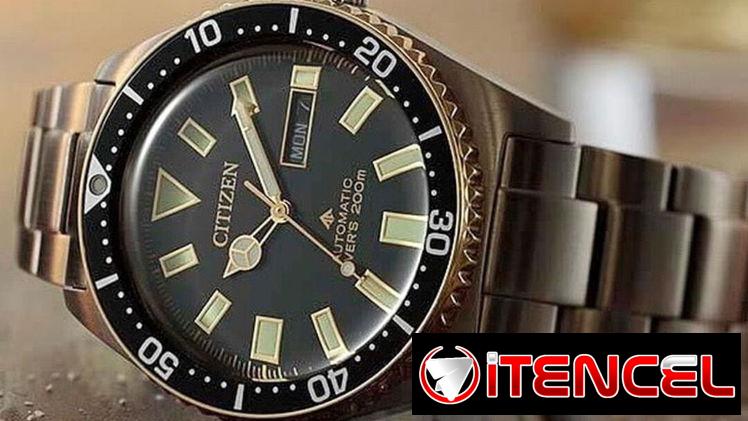 CITIZEN PROMASTER DIVER’S 200M AUTOMATICO (NY0125-83E) 41MM EN ACERO INOXIDABLE PLATEADO CON BISEL DORADO  58049738