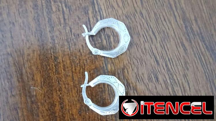 Vendo un par de argollitas de plata  en buen precio