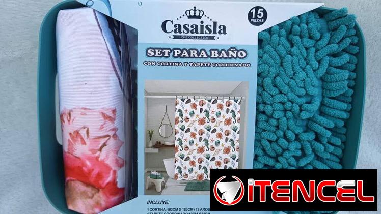 Set para baño completo (3 en 1 piezas) 🛁30 usd. Buen regalo para le hogar. Escríbeme al WhatsApp 56249037
