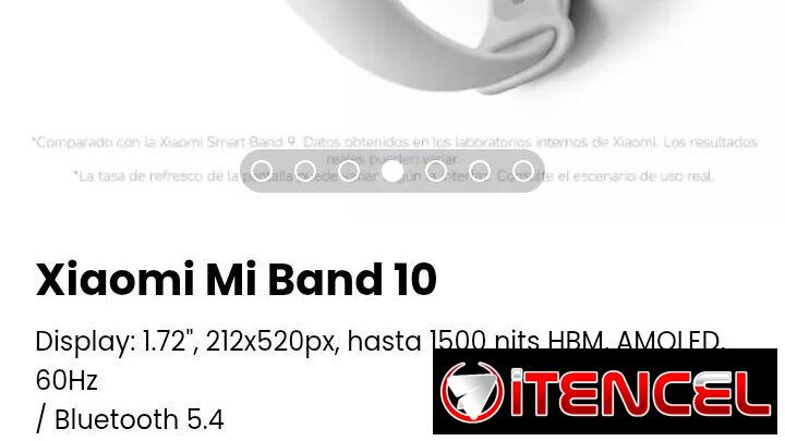 Xiaomi Mi Band 10. Nueva con garantía