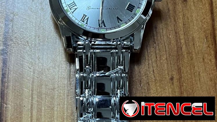 Reloj plateado, marca, Fouron para hombre, ideal para eventos, casuales y formales