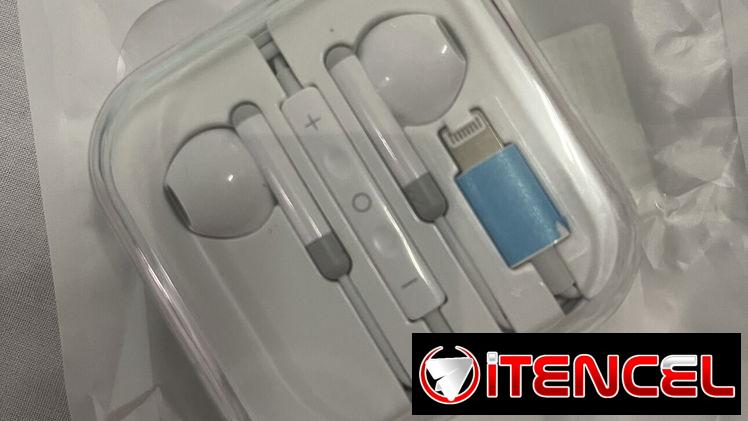 Manos libres de cable puerto LIGHTNING de los buenos en su caja!!