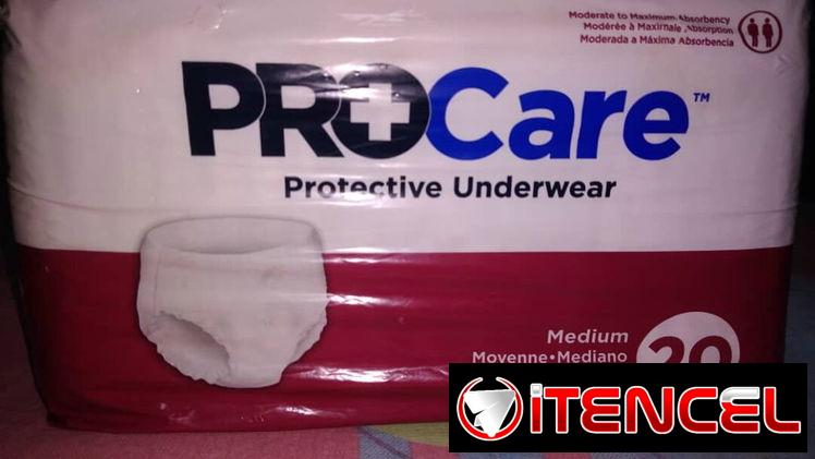 Culeros desechables de adulto talla M trae 20 piezas