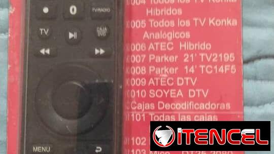 MANDO HAIER PARA TV Y CAJITAS DE TV. 2500 CUP.
