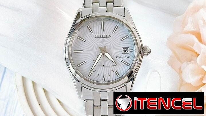 CITIZEN ECODRIVE CORSO (EV1030-57D) DE MUJER CON ESFERA DE NACAR , 36MM EN ACERO INOXIDABLE , NUEVO A ESTRENAR  58049738