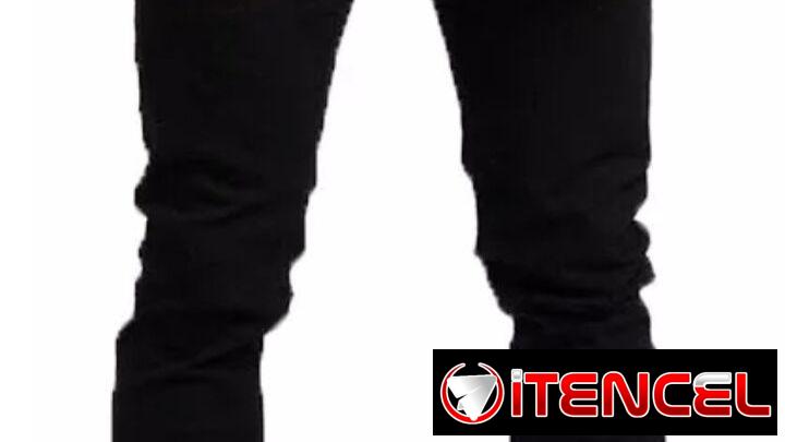 Pitusas de hombre Negros. Son elastizados. Pantalones negros. Tallas 36 y 38