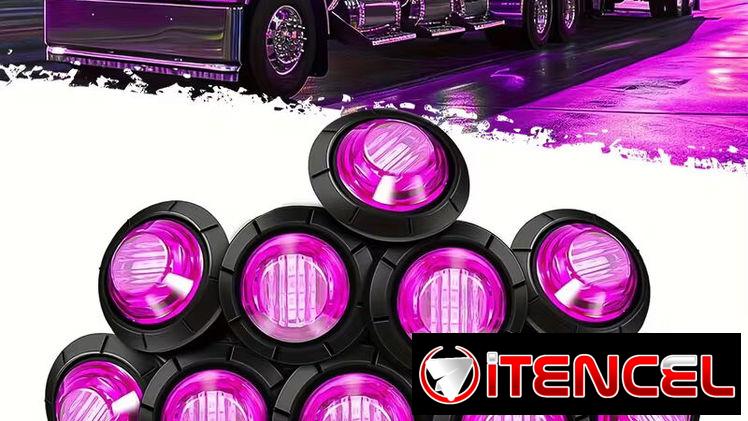Universo LED con las mejores ofertas / Neblineros borde único 5 funciones / Tipo bala morados / Indicadores secuenciales