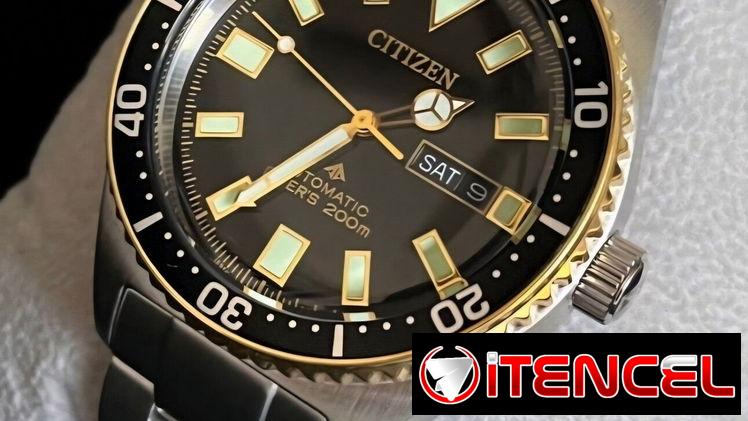 CITIZEN PROMASTER DIVER’S 200M AUTOMATICO (NY0125-83E) 41MM EN ACERO INOXIDABLE PLATEADO CON BISEL DORADO  58049738