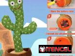 Cactus bailarín y micrófono