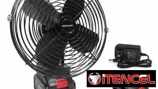 Ventilador recargables o portátil. Ideal para cuando no hay luz