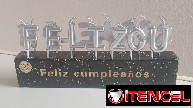 Cañon de confetis $1800. Cintillo y espejuelos feliz cumple $2000. Feliz cumple inflable $1250. Feliz cumple velas $1600