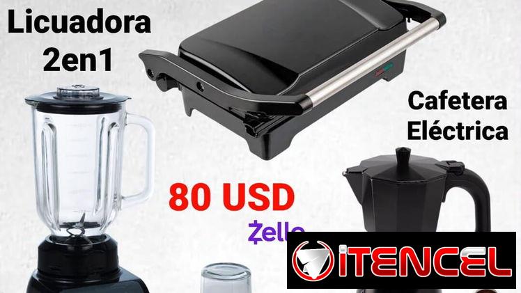Combos, arroceras, cafeteras, freidoras, split, microondas, televisores, cocinas, sandwicheras, lavadoras, ollas, reinas