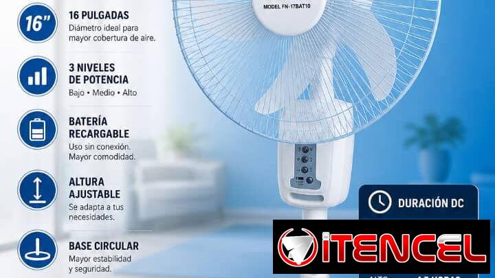 Ventilador sankey recargable