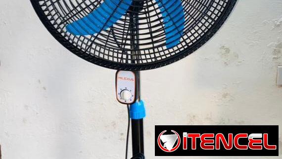 Ventilador de pedestal 18 pulgadas 5 aspas MILEXUS color negro Precio $70 USD Mensajería incluida, garantía y factura