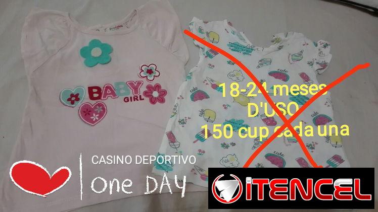 BLUSITAS de uso para niñas 12 meses a 3 años