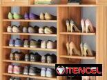 📢 Zapateras modernas de madera con gaveta incluida para medias. Importadas