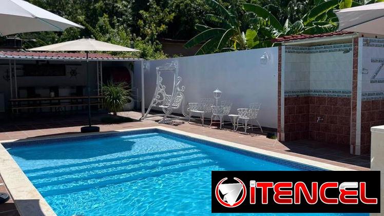 🌊Casa con piscina en Boca Ciega/Alquiler de casa con piscina en la playa/Renta de casa con wifi en la playa 🌊
