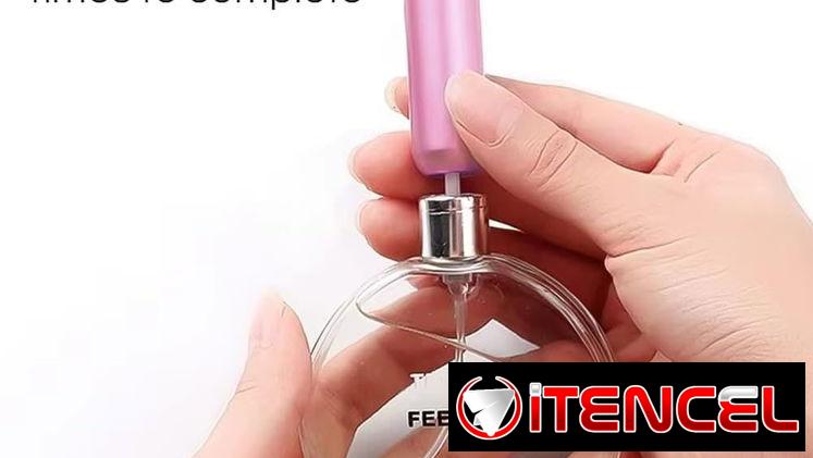 Mini atomizadores de perfume recargables  Detalles del producto Perfectos para viajes y uso diario Color: Plata, Dorado,