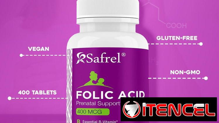🛒✔ Acido folico de 400mg y 400Tabletas 20 USD
