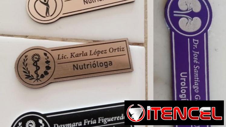 PERSONALIZADOS GAFETES PLACAS CHAPILLA DE IDENTIFICACIÓN PARA MÉDICOS PERSONAL DE LA SALUD