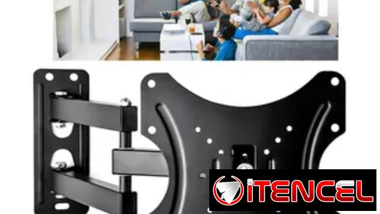 Soporte para pared giratoria nueva en su caja para televisores de 14 a 55 pulgadas