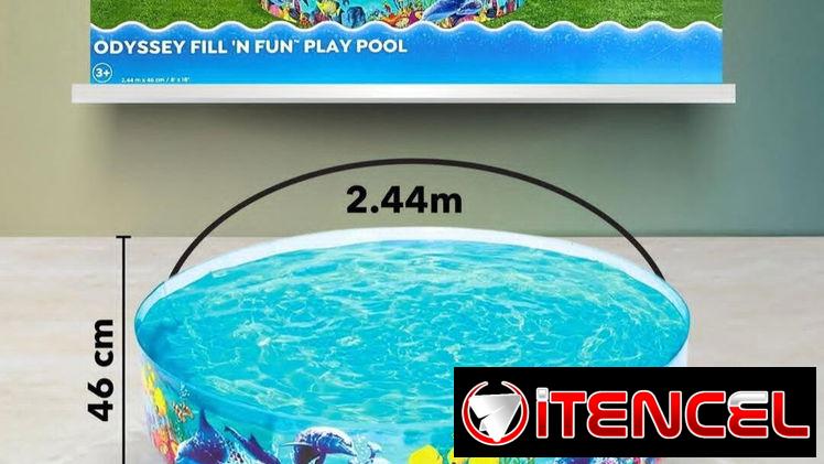 Piscina de 2.44 cm x 0.46 cm
