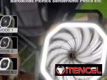 Ventilador Recargable-powerbank + lámpara-20000mAh-Nuevo