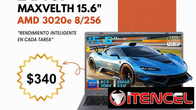 Laptop Maxvelth 15.6″ AMD 3020e 8/256 | videojuegoshabana.com