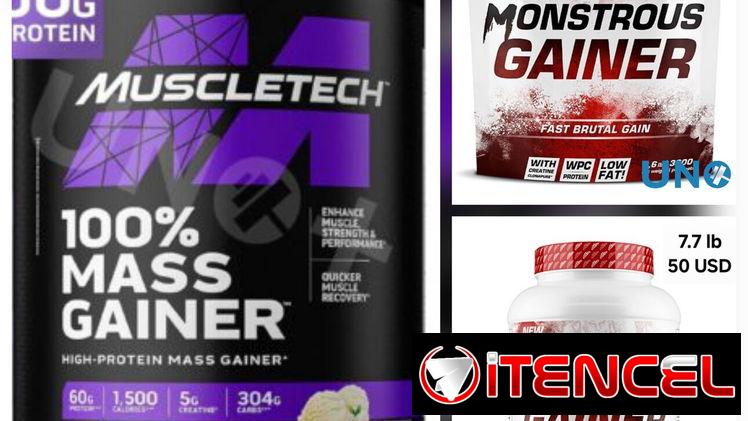 Mass gainer. Para ganar masa precio en la foto