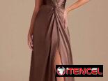 Vestido de graduación, evento, gala • vestido elegante carmelita