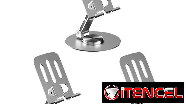 SOPORTE CELULAR METALICO | PORTA CELULAR | STAND TELEFONO | BASE CELULAR 360 | HOLDER PHONE | SOPORTE MOVIL | PORTA MOVI
