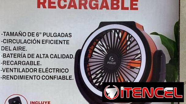 Ventilador recargable