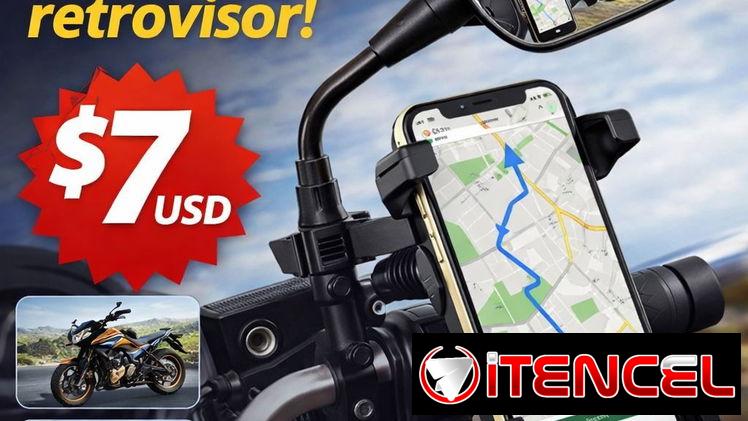 Porta celular para moto de retrovisor!!!!