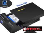 💾⚡ Base Dock Externa USB 3.0 a SATA – Hasta 16TB – ¡Nueva!