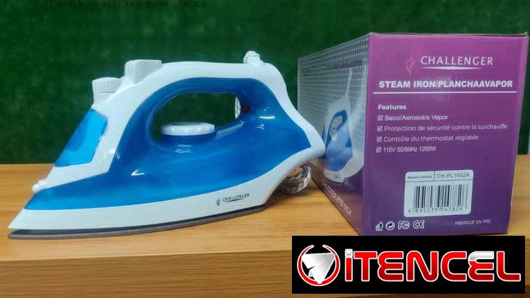 PLANCHA A VAPOR CHALLENGER – 1200W 🧼   💵 Precio: 22 USD   🛡️ Garantía: 1 mes    ⚡ Potente y práctica para un plancha