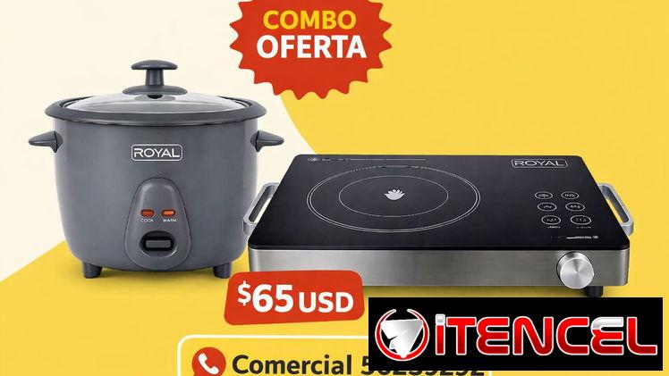 Combo cocina y arrocera